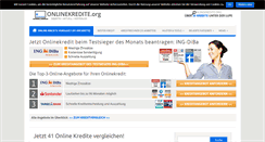 Desktop Screenshot of onlinekredite.org